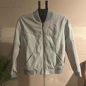Top Shop pleather bomber jacket sz 6 (us)